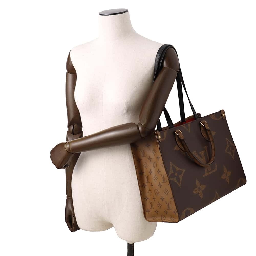 Louis Vuitton Tote Monogram Giant Bag Reverse OnTheGo Handbag - Picture 4 of 12